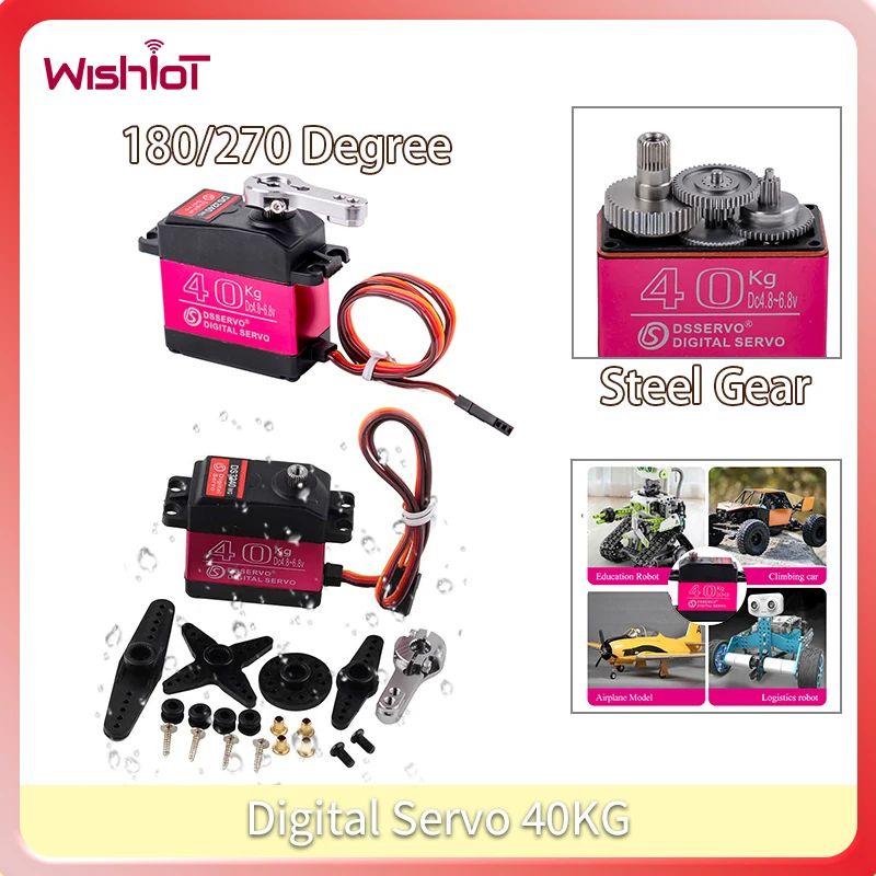 Robot Arm Motor - Digital Servo 40KG 180/270 Degree High