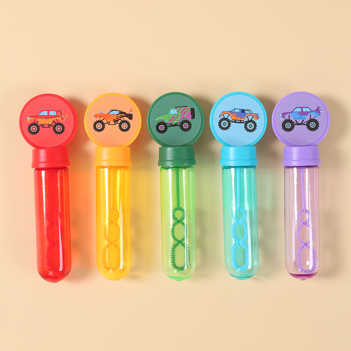 Science Of Happiness - Monster Truck Sticker Bubble Tube Happy