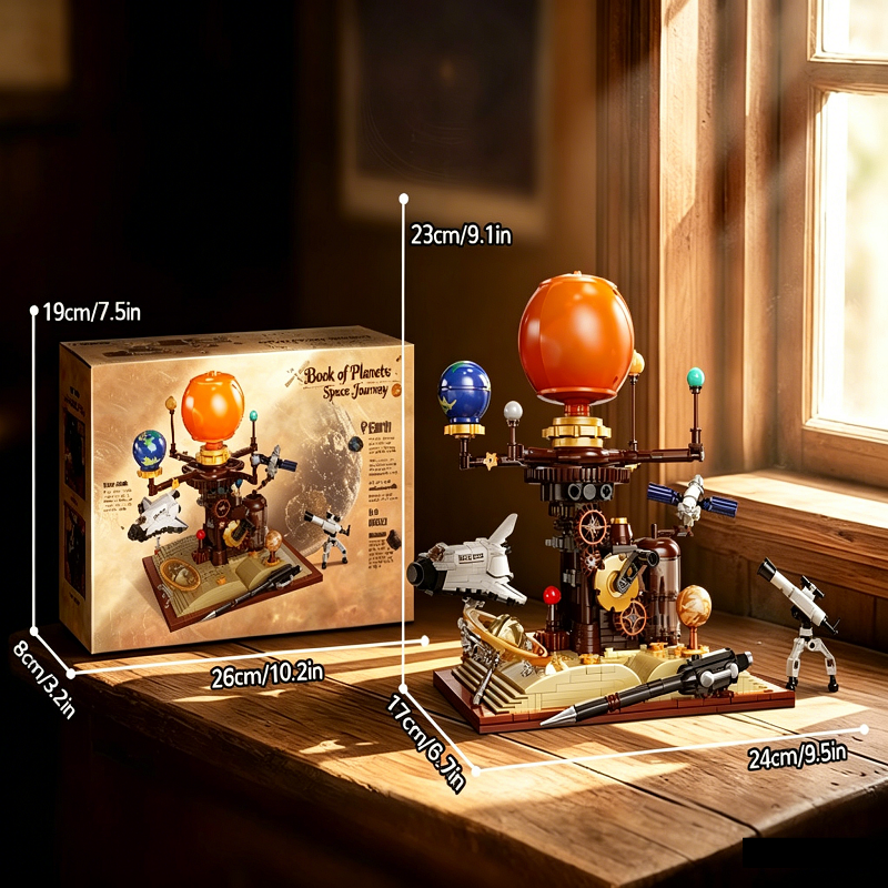 Solar System Orrery - Solar System Model Building Blocks Space