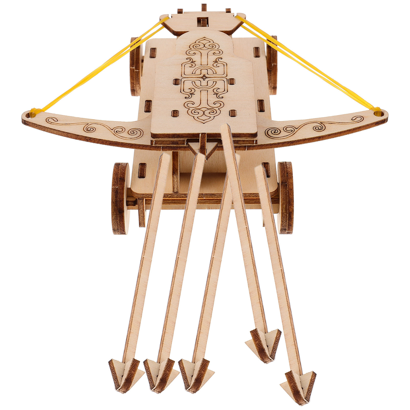 Science Project Diy - 1Set Wooden Catapult Chariot DIY Assembly