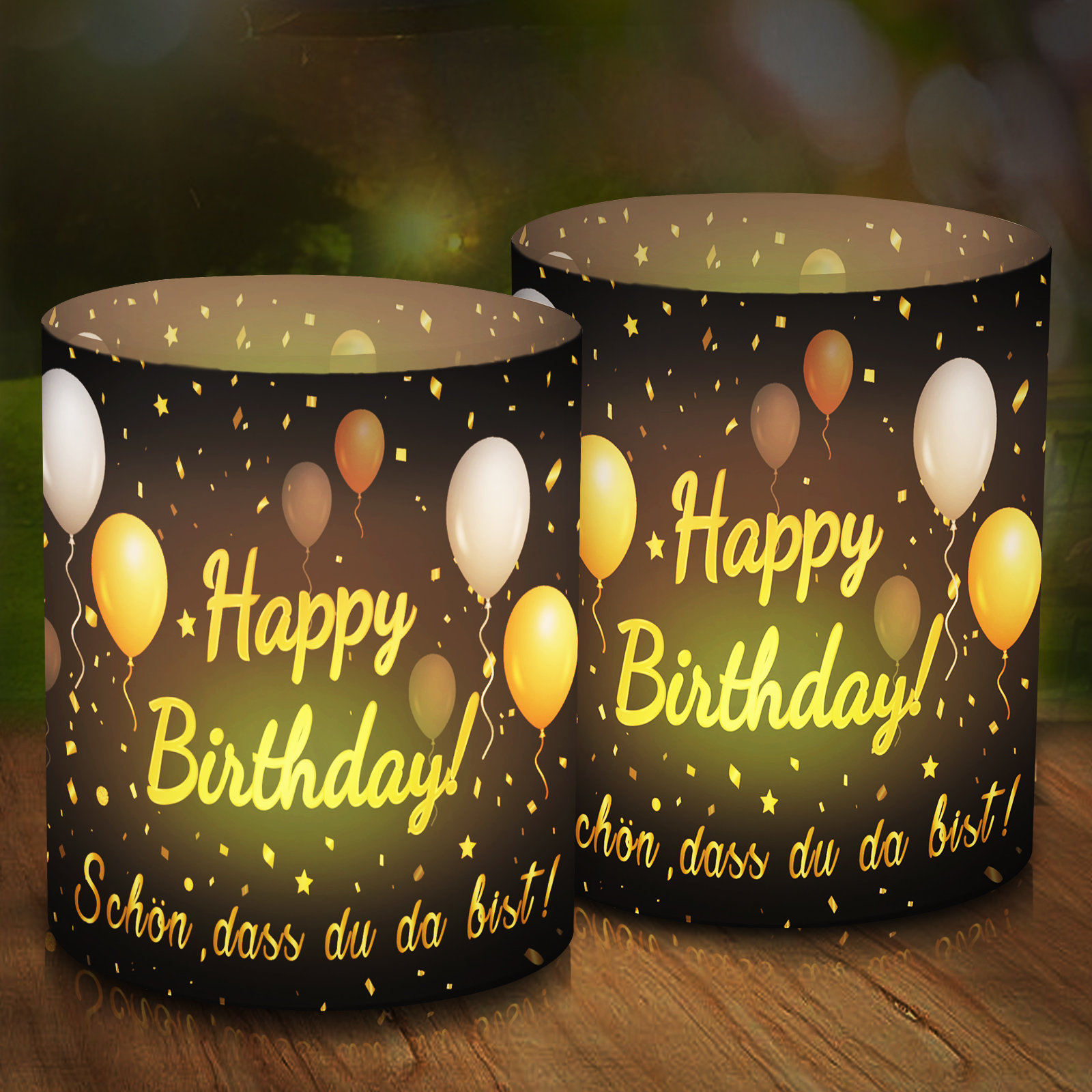 Science Of Happiness - 12pcs Happy Birthday Candle Table Decoration