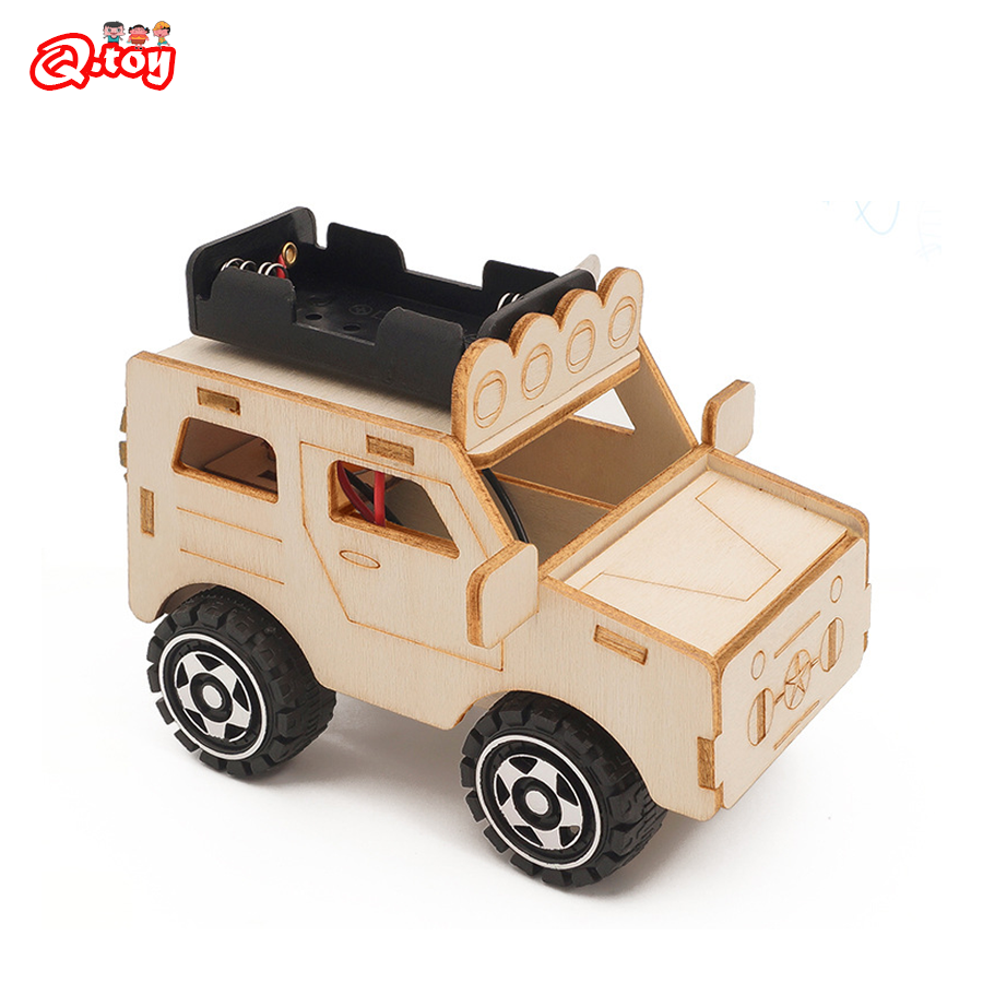 Science Max - DIY Wooden Car Model Science Toys