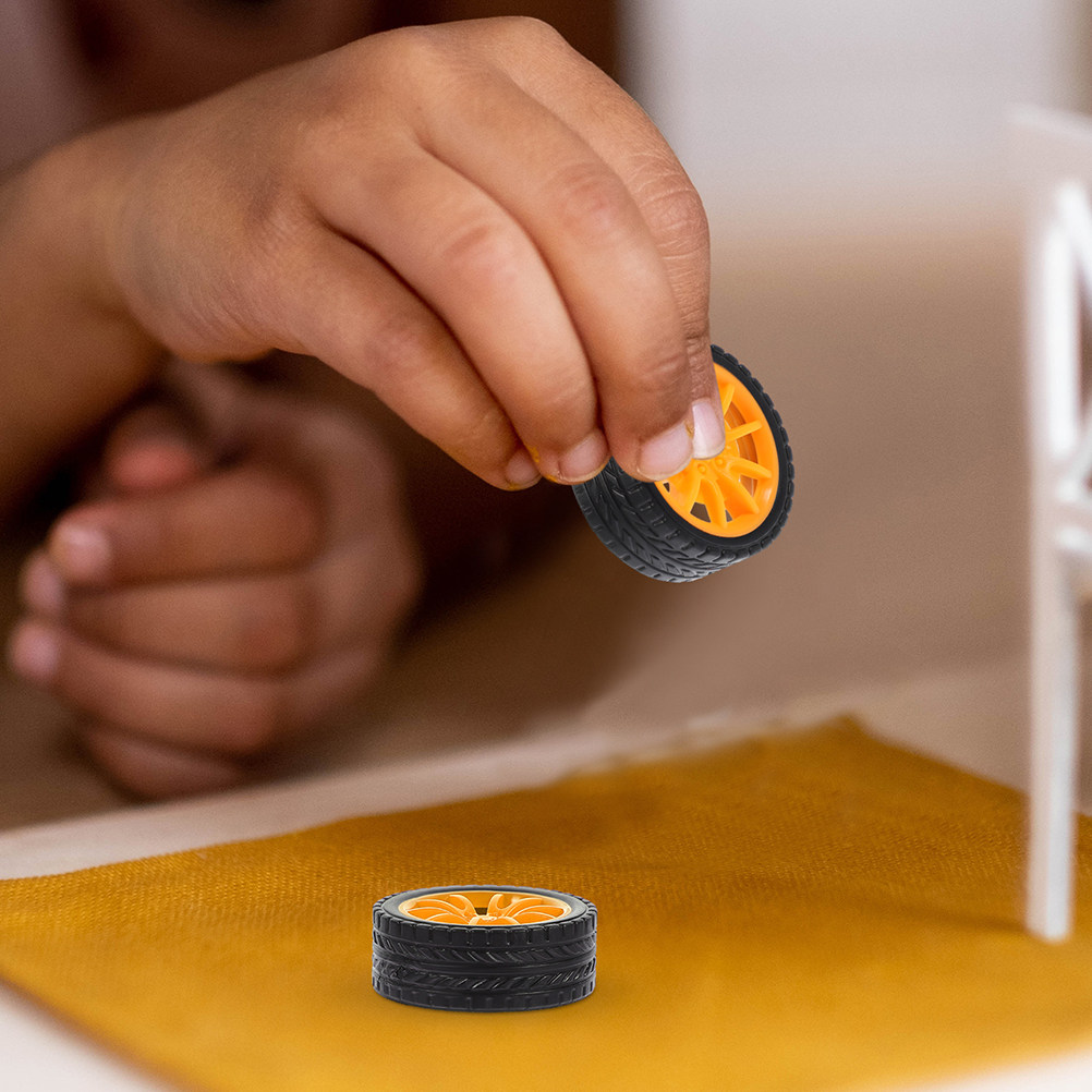 10Pcs Rubber Car Wheels Stable - огляд і ціна Science Project Diy
