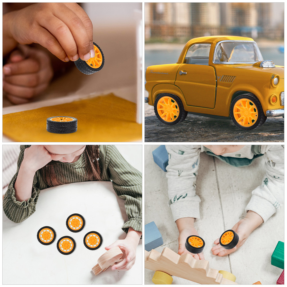 10Pcs Rubber Car Wheels Stable - огляд і ціна Science Project Diy