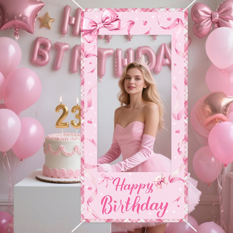 Pink Bow Photo Booth Frame Swe - огляд і ціна Science Of Happiness