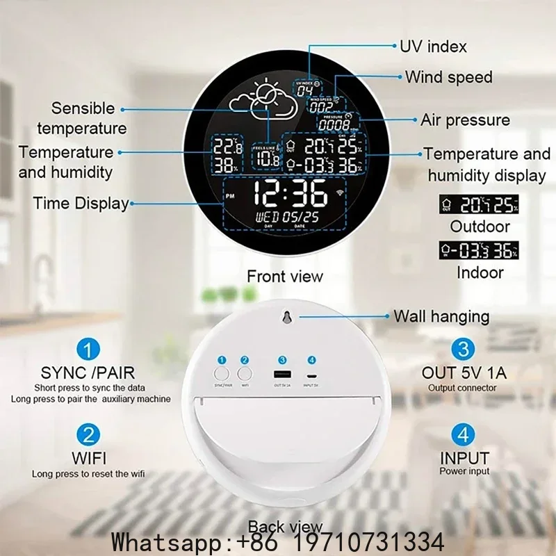 Wifi Smart Weather Stations Ap - огляд і ціна Weather Station Indoor