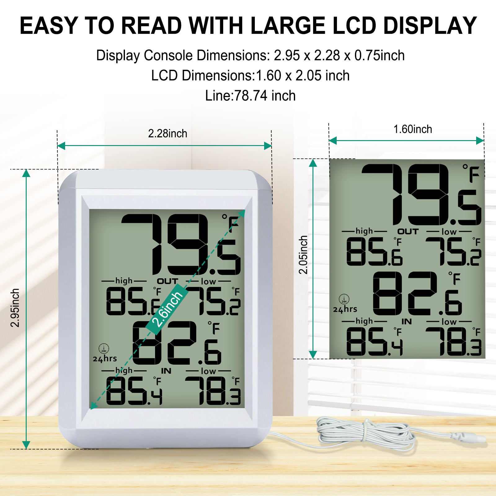 MASTFUYI Digital Thermometer I - огляд і ціна Weather Station Indoor