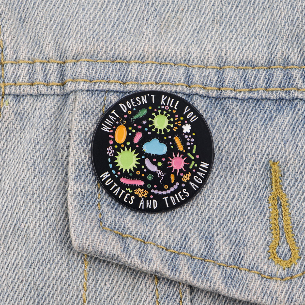 Bacterial Enamel Pin Nurse Doc - огляд і ціна Science Toys