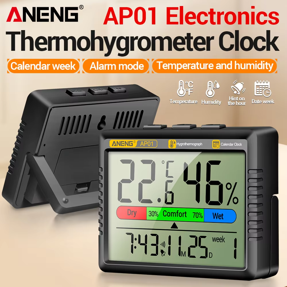 ANENG AP01 LCD Digital Thermom - огляд і ціна Weather Station Indoor