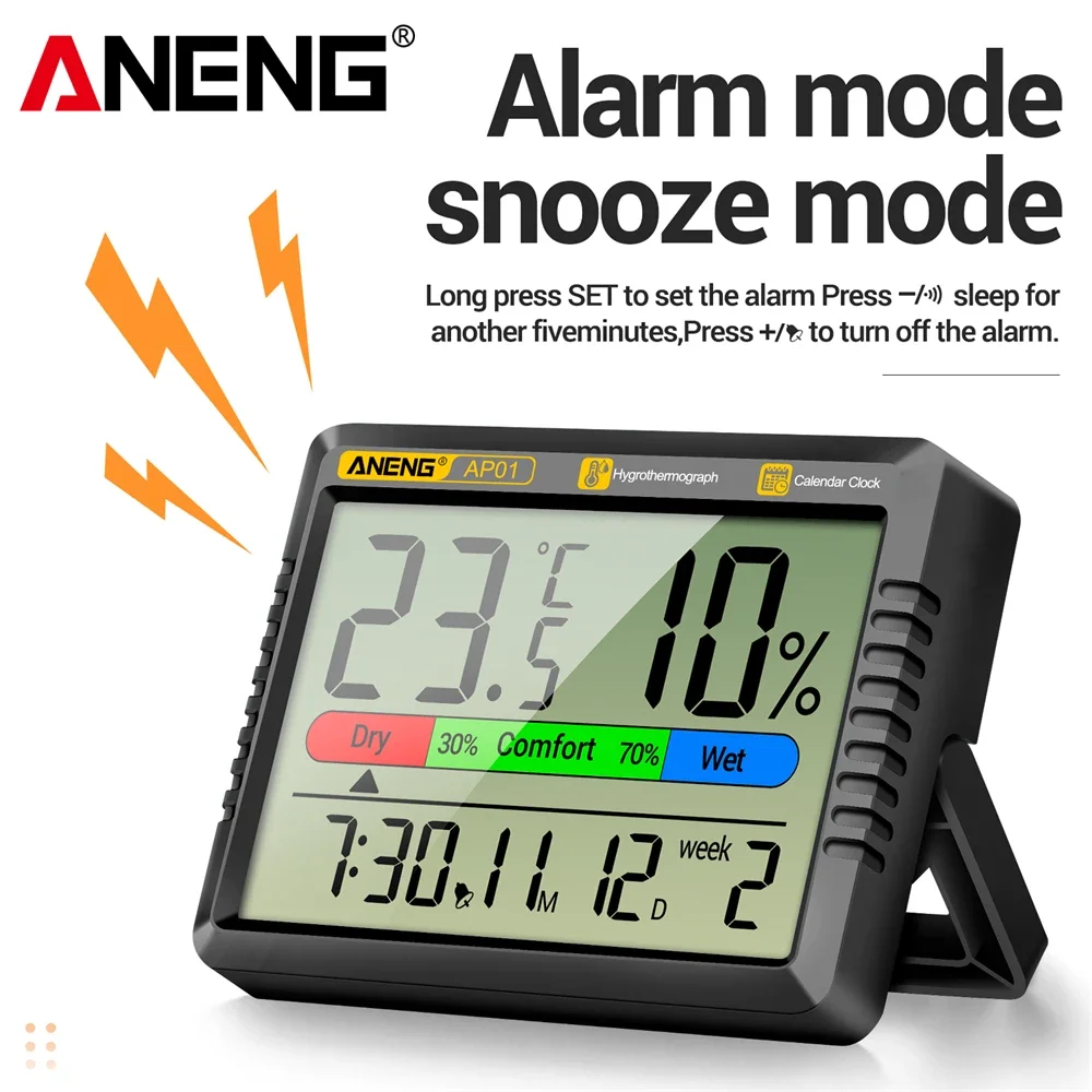 ANENG AP01 LCD Digital Thermom - огляд і ціна Weather Station Indoor