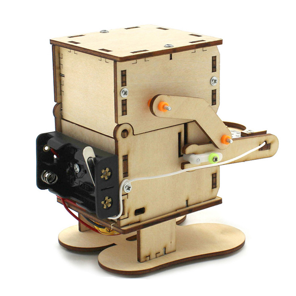 Wooden Assemble DIY Robot Eati - огляд і ціна Science Max