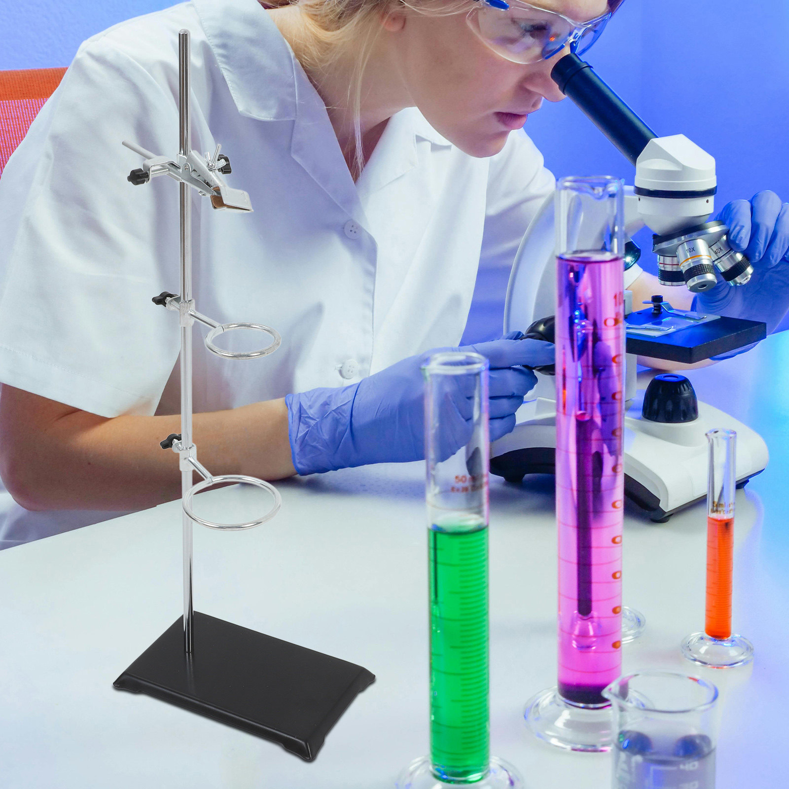 Lab Support Stand with Metal R - огляд і ціна Science Experiment