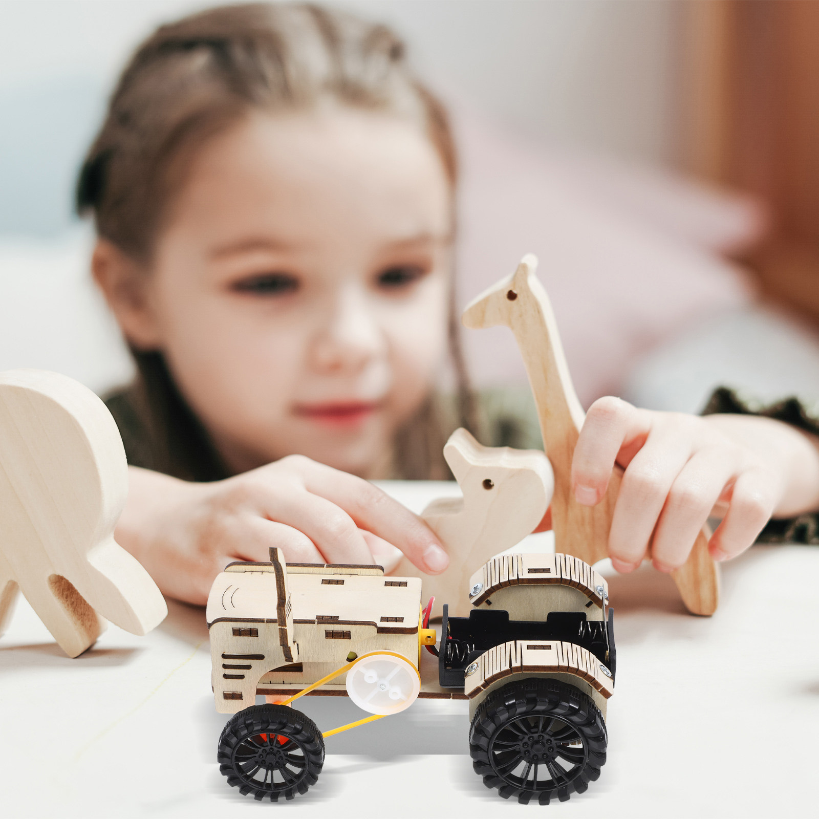1Set DIY Tractor Science Exper - огляд і ціна Science Experiment