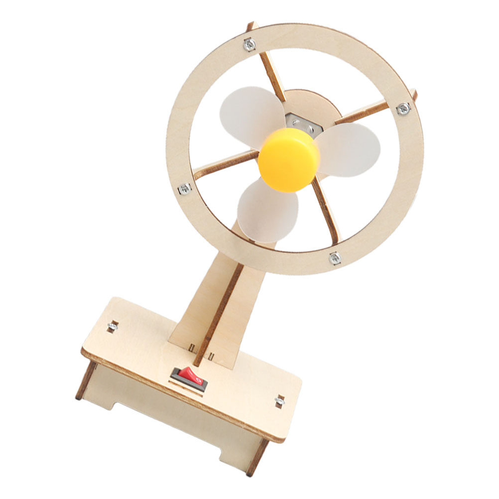 1Set Wooden Fan DIY Assembly M - огляд і ціна Science Experiment