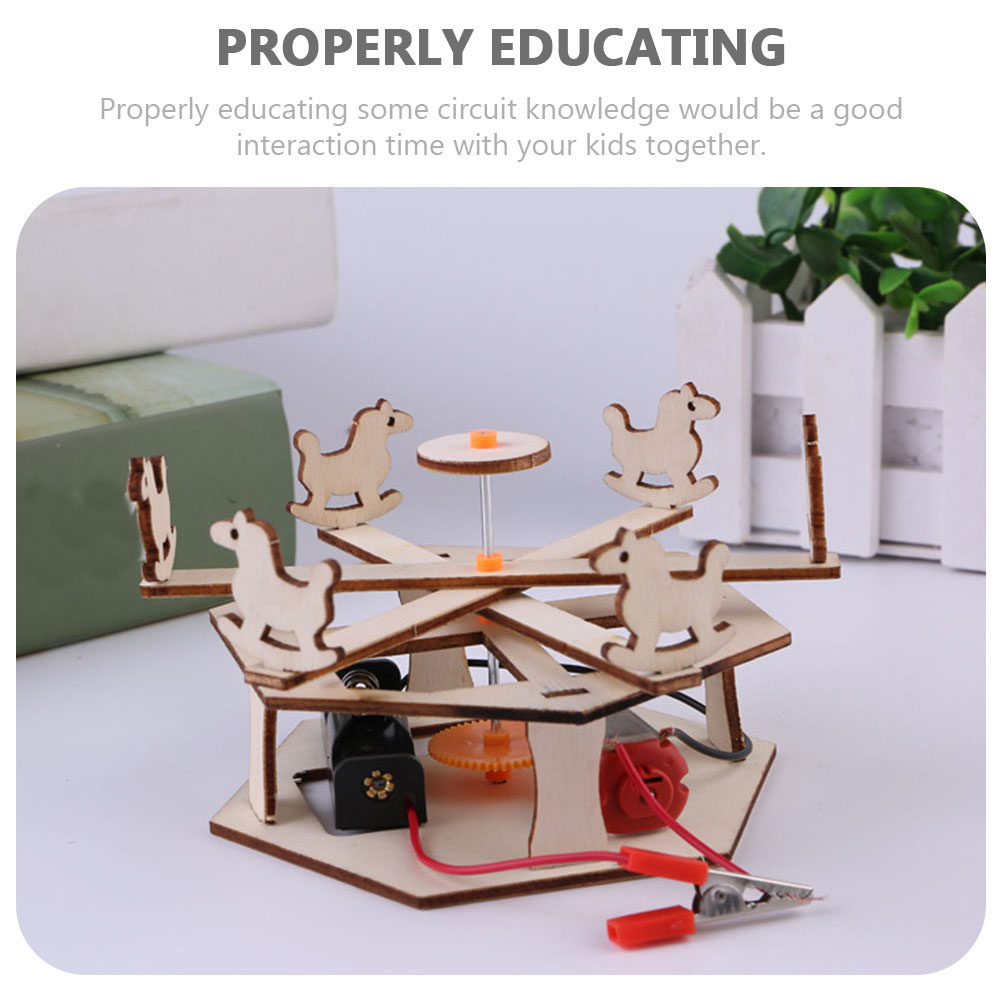 DIY Wooden Merry-Go-Round Asse - огляд і ціна Science Project Diy