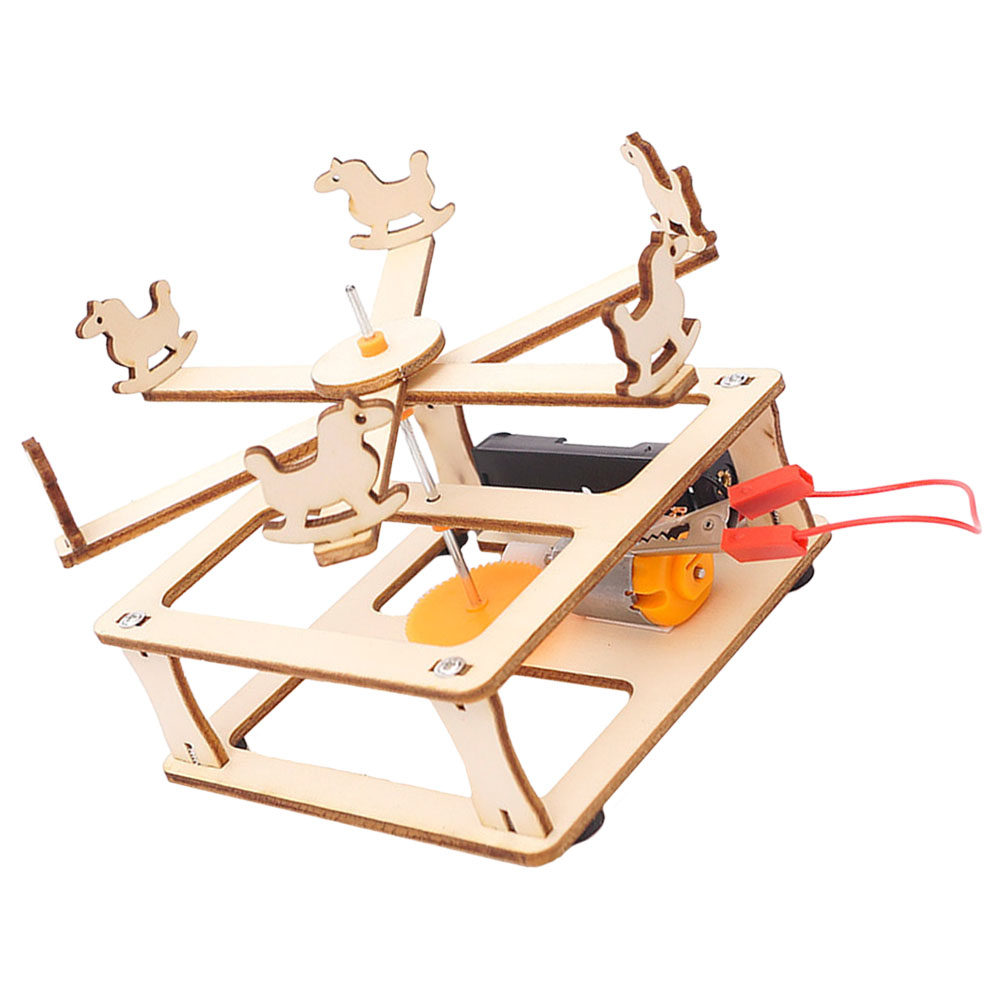 DIY Wooden Merry-Go-Round Asse - огляд і ціна Science Project Diy