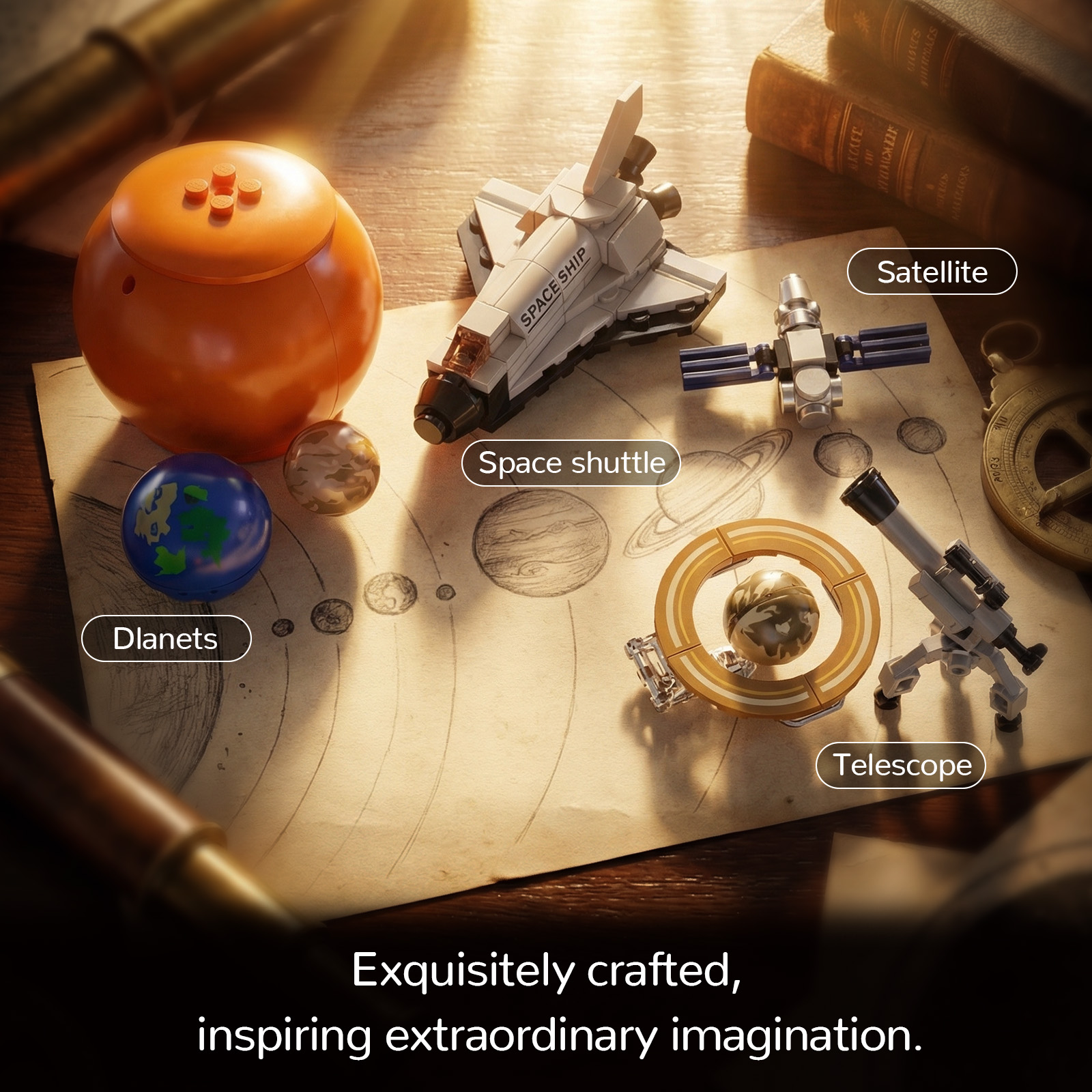 Solar System Model Building Bl - огляд і ціна Solar System Orrery