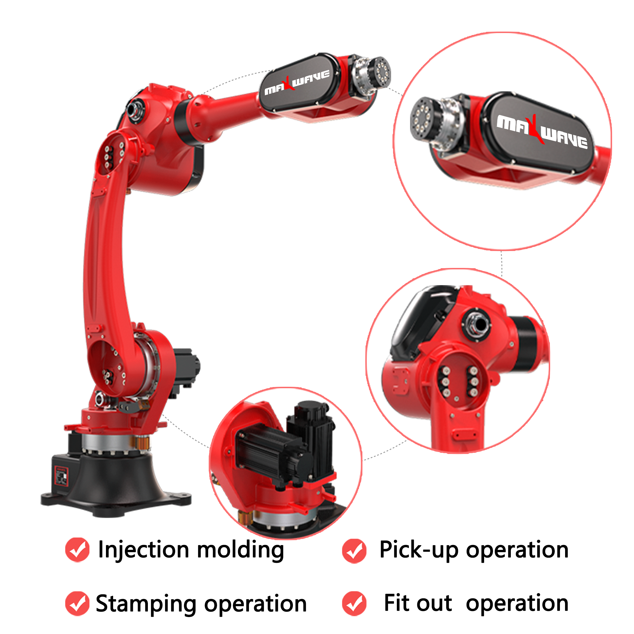 Maxwave Precision Robotic Arm  - огляд і ціна Robot Arm Motor