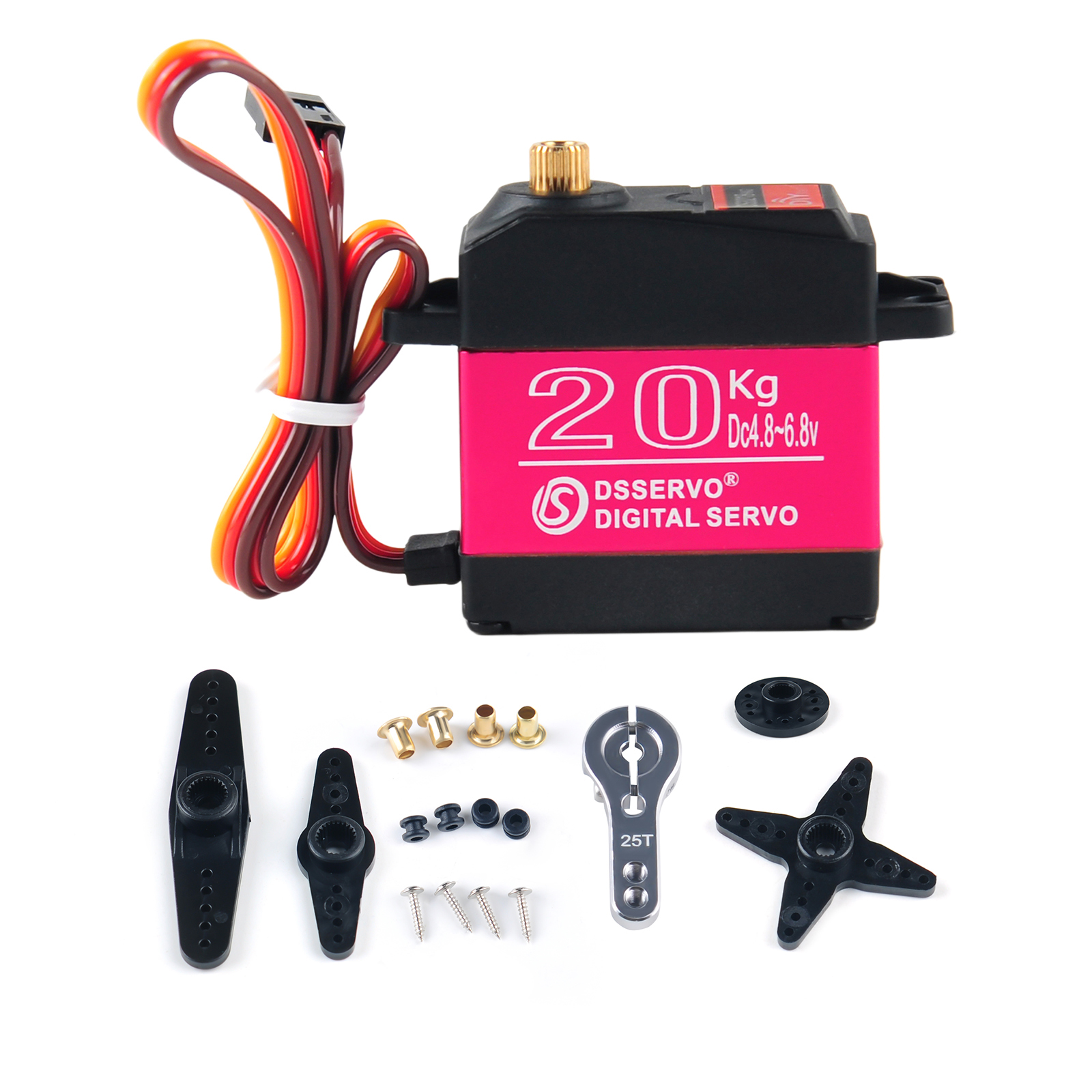 20KG Digital DS3218 Servo 180° - огляд і ціна Robot Arm Motor