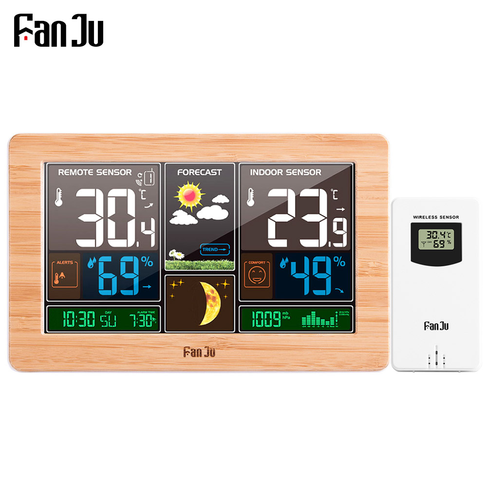FanJu FJ3378 Digital Alarm Clo - огляд і ціна Weather Station Indoor