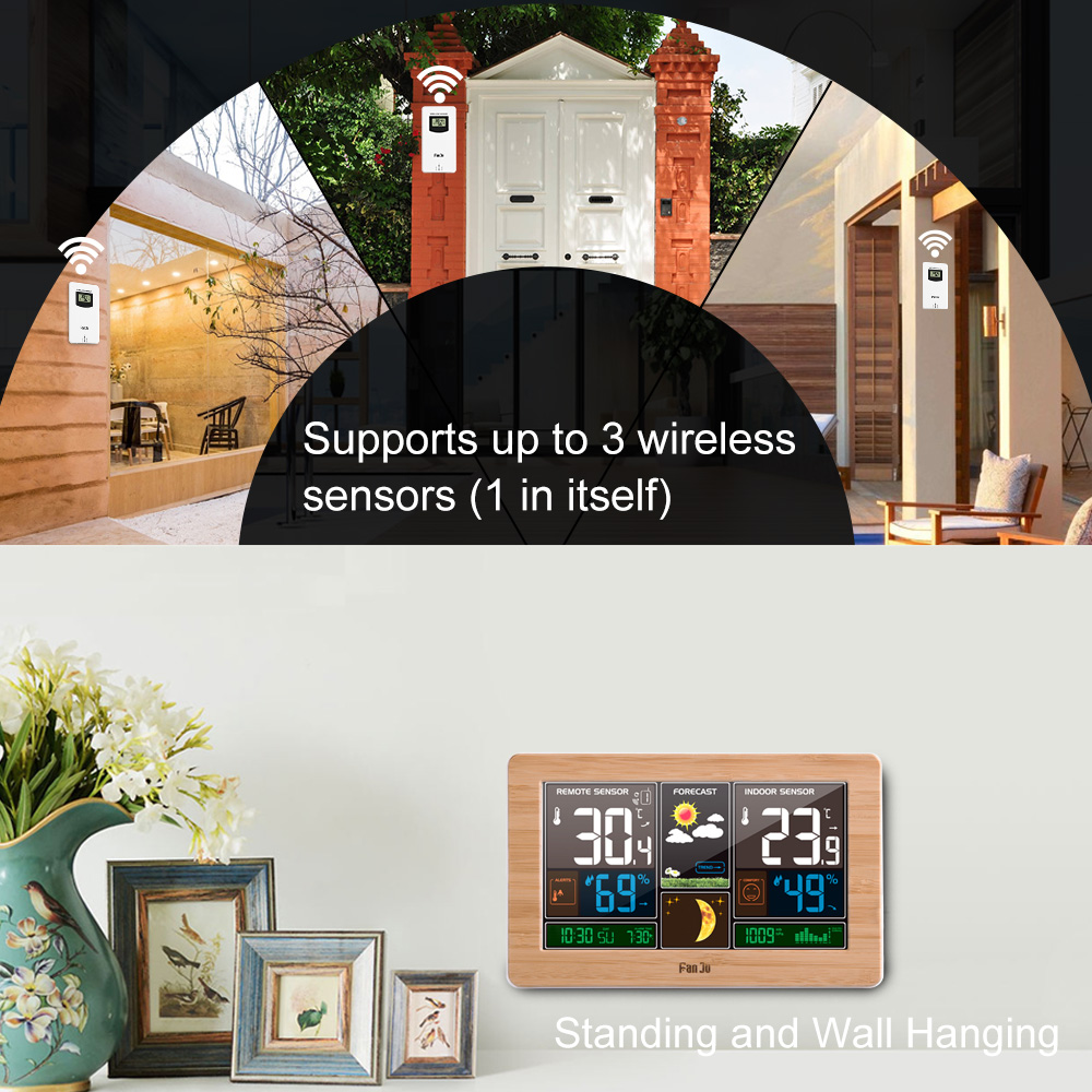 FanJu FJ3378 Digital Alarm Clo - огляд і ціна Weather Station Indoor