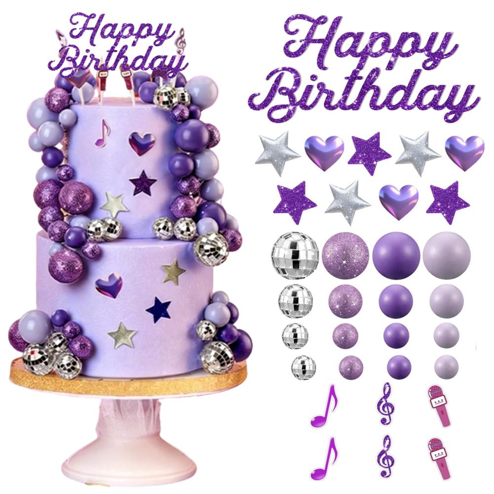 32Pcs Purple K-Pop Birthday Ca - огляд і ціна Science Of Happiness