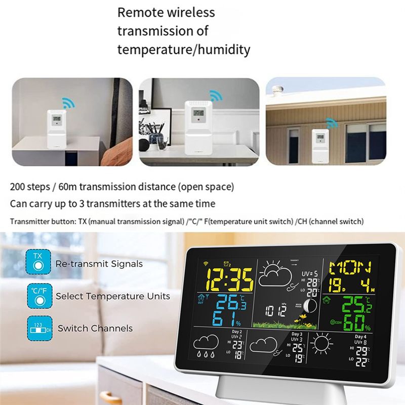 AEE8-LCD Weather Station Wirel - огляд і ціна Weather Station Indoor