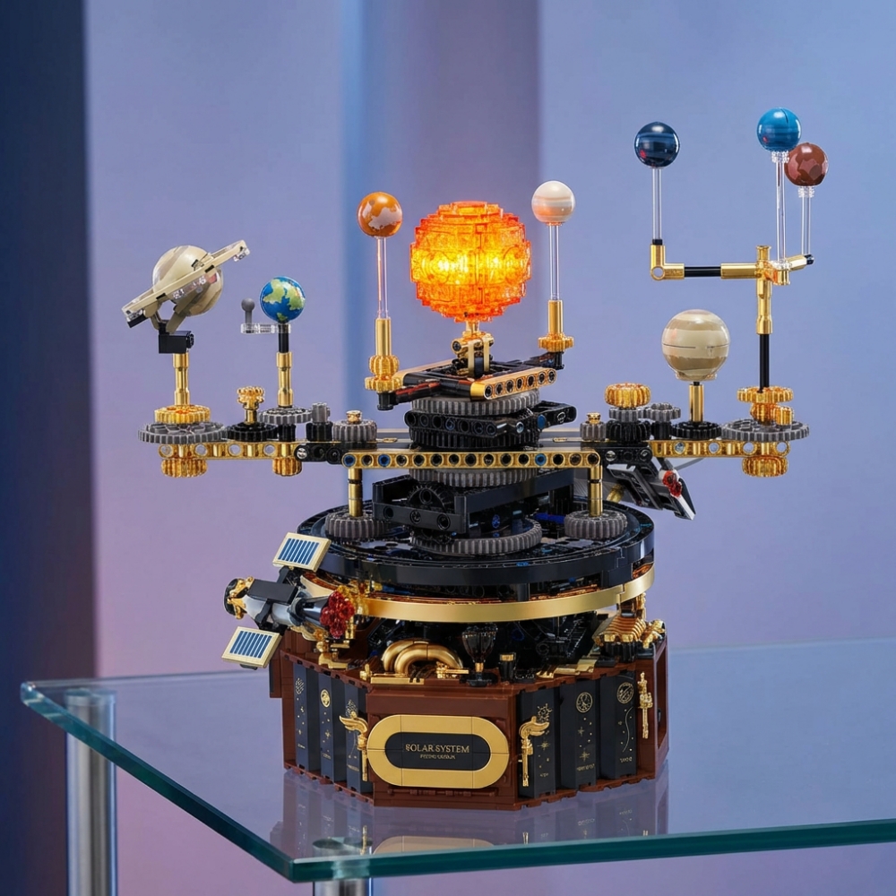 1098pcs Technical Solar System - огляд і ціна Solar System Orrery